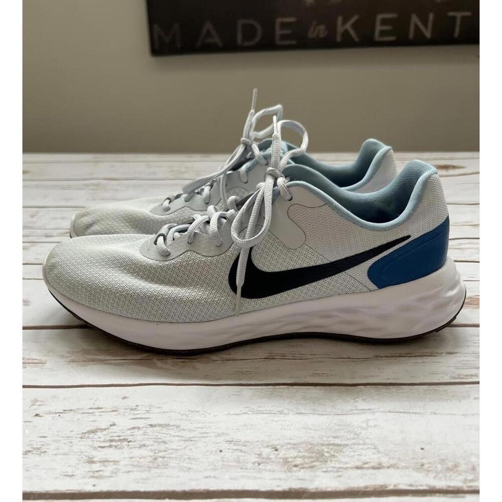 Nike Revolution 6 Next Nature Running Shoes Grey Blue DC3729-006 Women 9.5